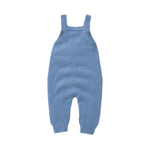 Mimixiong Offre Spéciale en gros mignon fil solide torsadé enfant en bas âge vêtements neutres bébé tricoté barboteuse pour fille garçon ropa <span class=keywords><strong>bebe</strong></span> - Product Image 2