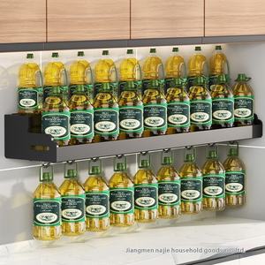 Daqua çok fonksiyonlu mutfak depolama raf yumruk ücretsiz duvara monte ev bıçak askı baharat yemek ev için - Product Image 2