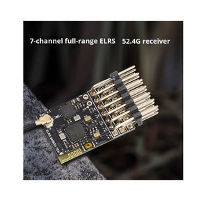 Récepteur contrôlable ELRS 2.4G PWM à sept canaux pour machines de traversée, voitures, bateaux et modèles d'avions à voilure fixe - Product Image 3