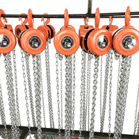 Palans à chaîne manuels circulaires en acier légers et durables, utilisés pour la construction, outils de levage de type levier, système de poulie à chaîne