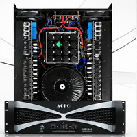 Amplificateur de puissance professionnel 2 canaux 1800W Classe TD pour caissons de basses, systèmes de sonorisation PA et son de scène