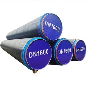 Tuyaux de <span class=keywords><strong>chauffage</strong></span> pré-isolés en HDPE PUR DN300 à efficacité isolante, conductivité thermique 0,033 W/mK, pression 2,5 MPa pour - Product Image 2