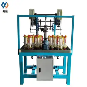 Factory direct supply 16 spindle rope belt braiding machine Color rope braiding machine Flame retardant sleeve braiding machine