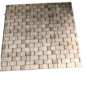 Gooday 60x60天花板瓷砖悬挂式可移动PVC天花板面板黎巴嫩木效果声学