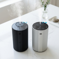 Diffuseur d'huiles essentielles intelligent à écran tactile en alliage, parfum longue durée, alimentation USB, finition brossée, diffuseur de parfum pour voiture