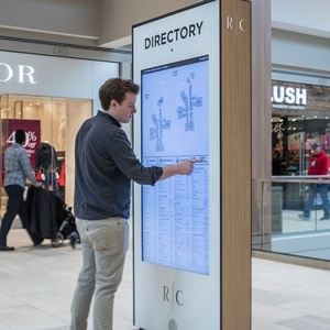 Kiosque interactif intelligent BUOYANT avec écran tactile vertical, affichage publicitaire LCD, signalisation numérique sur pied, totem d'orientation - Product Image 1