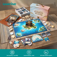 Jeu de cartes artisanal Cloudtop avec accents en feuille d'or pour une présentation de table époustouflante, cartes à jouer certifiées AS/NZS 8124