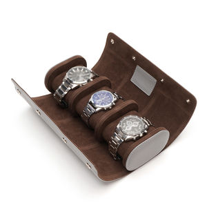 クラシックレザートラベルウォッチケース完璧なテクスチャオーガナイザー収納ディスプレイ時計ロールギフト - Product Image 5