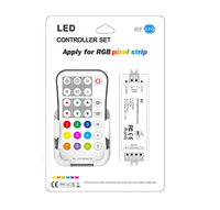 Комплект контроллера Skydance SC+R9 5-24VDC RF 2.4G с дистанционным управлением для RGB/RGBW SPI LED лент, набор диммеров для RGBW LED лент