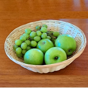 Cesta de Bambú Tejida a Mano para Pan, Frutos Rojos y Almacenamiento de Frutas, Organizador de Mesa Tejido para Picnic, Cocina y Restaurante, PRECIO ECONÓMICO - Product Image 3