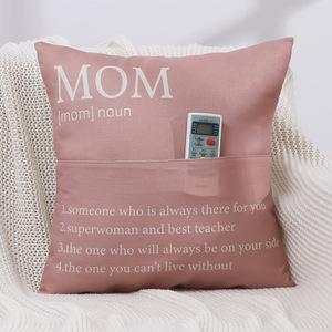 Coussin personnalisé avec poches pour lunettes et télécommande, cadeau personnalisé pour les grands-parents, pour <span class=keywords><strong>Nana</strong></span>, Grandma, Gran, Mum, Mom, Dad - Product Image 3