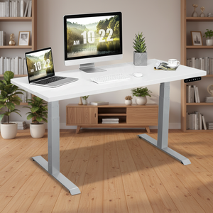 Scrivania Elettrica Regolabile in Altezza da 31" con Doppio Motore, Struttura per Scrivania Sit-Stand, Tavolo di Lusso per Arredo Ufficio - Product Image 2