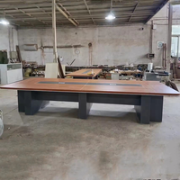 Table de conférence de haute qualité, tables et chaises de salle de conférence, table de réunion de bureau, bureau de conférence avec chaises pour 12 personnes