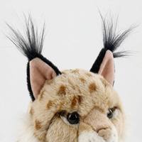 Juguete de Peluche de Lince Simulado de 25 cm, Súper Suave, Muñeco de Peluche de Lince Rojo, Recuerdo de Zoológico, Regalo de Cumpleaños para Niños