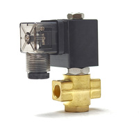 Vanne solénoïde Hoyan PU-M03K en laiton, orifice 2,5 mm, 16 bars, normalement ouverte, 1/4 po, 1/8 po, pour gaz, air, huile, carburant, eau, avec connecteur
