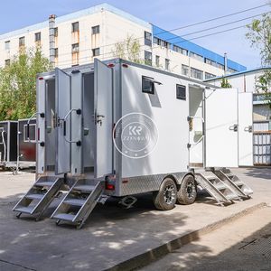 Instalaciones de Baño de Lujo para Eventos al Aire Libre, Baño Portátil para Negocios, Confort con Baños, Remolque de Baños Móviles - Product Image 4