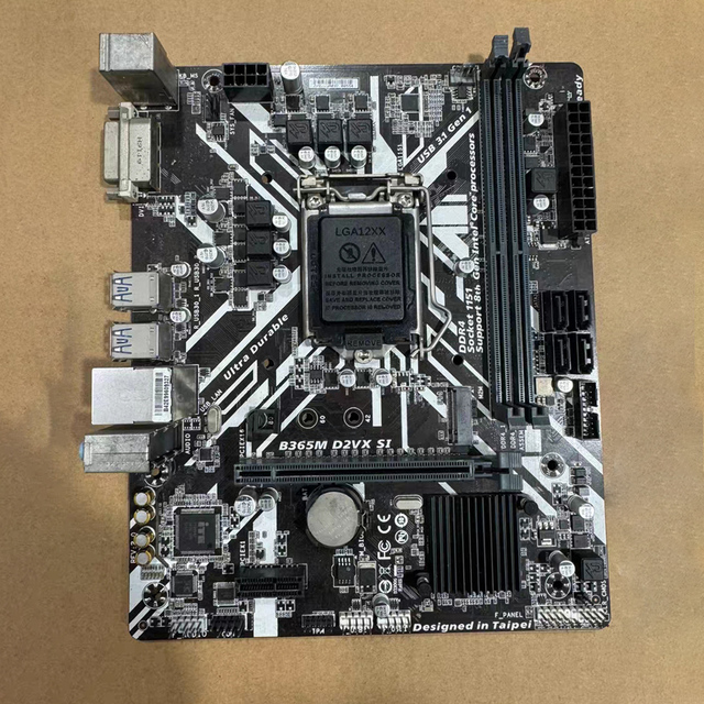 Gaming B365M D2VX SI Intel Desktop Motherboard LGA 1151 9th Gen 32GB DDR4 RAM M.2 Micro-ATX