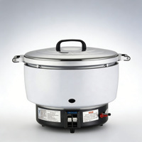 Cuisinières à riz commerciales Guangdong de 7L, 10L, 15L, 23L, 30L, grande capacité pour 200 personnes, hôtel, gaz naturel