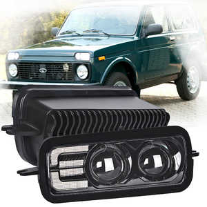 Projecteur universel H11 Mini voiture Led brouillard pour <span class=keywords><strong>Lada</strong></span> <span class=keywords><strong>Niva</strong></span> Luces Laser feux de brouillard jaune Tarcter - Product Image 1
