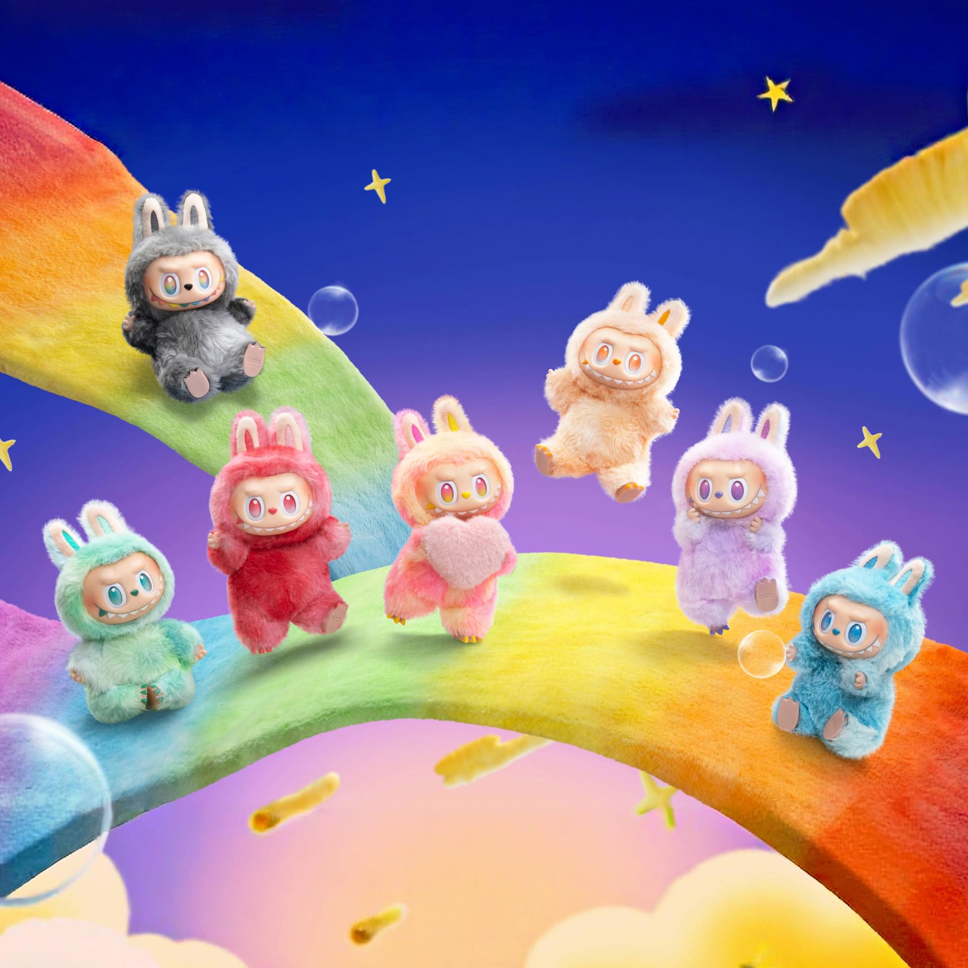 LABUBU Big into Energy ぬいぐるみ 3点セット POP MART 正規品 THE MONSTERS Big into Energy シリーズ ラブブ