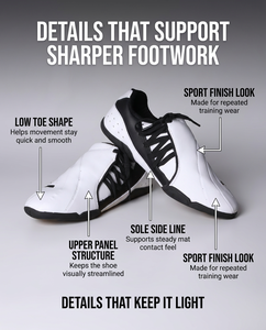 Chaussures de Taekwondo, chaussures d'entraînement pour arts martiaux, style karaté et judo, confortables et durables, chaussures de sport - Product Image 1