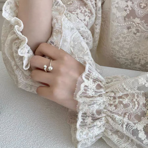 Anillo de Plata de Ley S925 con Forma de Lágrima Geométrica para Mujer, Diseño Minimalista, Joyería para el Dedo Índice, Uso Diario - Product Image 2