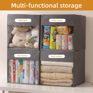 Trang chủ tủ quần áo lưu trữ hộp vuông khối hộp lưu trữ cho đồ chơi sách quần áo - Product Image 3