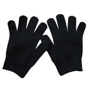 Vente en gros de gants de travail résistants au feu, gants de sécurité résistants aux coupures pour les travailleurs