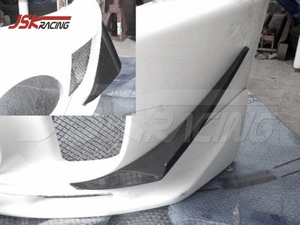 คาร์บอนไฟเบอร์ JSK Style สำหรับกันชนหน้า (4 ชิ้น) สำหรับรถมิตซูบิชิ แลนเซอร์ อีโว <span class=keywords><strong>5</strong></span> ปี 1998-1999 - Product Image 3