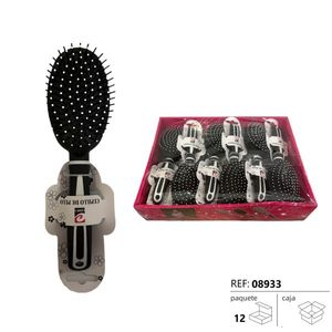 Pettine per Capelli con Punta Nera, 12 Pezzi in Scatola - Product Image 3