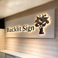 Letrero LED Personalizado al por Mayor, Letras Acrílicas Iluminadas, Letrero con Logotipo, Letrero de Pared con Letras en 3D Iluminadas para Recepción de Consultorio Dental
