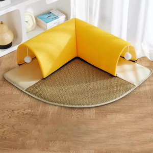 Cama para Perros y Gatos 2 en 1 de Espuma Viscoelástica al por Mayor con Túnel y Tapete para Dormir, Doble Abertura, Funda Extraíble y Lavable, para Uso en Verano - Product Image 6