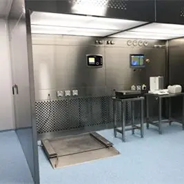 Onderdruk Lucht Douche Reiniging Laboratoriumfilter Schoonmaak Cabine Afgeven Bemonstering Weging Clean Down Flow Booth