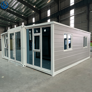 Casa Contenedor Expandible <span class=keywords><strong>de</strong></span> 40 pies a Precio <span class=keywords><strong>de</strong></span> Mayoreo <span class=keywords><strong>de</strong></span> Honlu, Casa Prefabricada <span class=keywords><strong>de</strong></span> 4 Dormitorios, Cabaña Modular para Hotel/Campamento con Terraza - Product Image 4