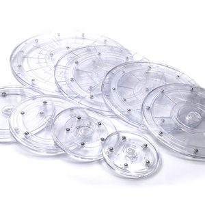 10 pulgadas <span class=keywords><strong>Lazy</strong></span> <span class=keywords><strong>Susan</strong></span>, acrílico <span class=keywords><strong>Lazy</strong></span> SusanTurntable para gabinete, rodamiento de bolas giratorio <span class=keywords><strong>Lazy</strong></span> <span class=keywords><strong>Susan</strong></span> para mesa, cocina, estantes de especias - Product Image 1