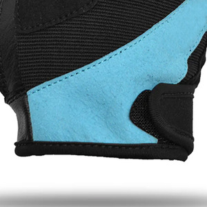 Custom Logo Breathable Lightweight Non-Slip Half Finger Leather Gym Gloves for Weight Lifting & Workout - Product Image 5