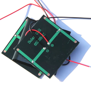 Tấm Pin Năng Lượng Mặt Trời BUHESHUI 0.6W 3V 200MA, Tấm Pin Năng Lượng Mặt Trời Đa Tinh Thể, Bộ Sạc Tấm Pin Đồ Chơi Năng Lượng Mặt Trời DIY + Dây Cáp 15CM, Đèn Led 65*65*3MM - Product Image 4