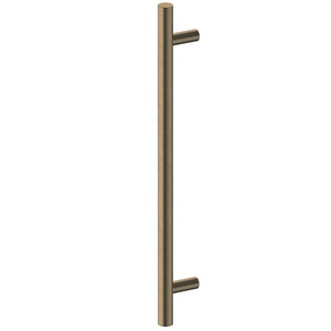 SAA Australia Stainless Steel Antique Brass Single Bar Wall <strong>Bathroom</strong> Heated <strong>Towel</strong> <strong>Rail</strong> - Product Image 1
