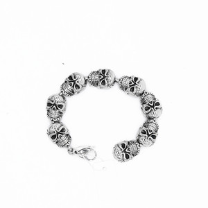 Pulsera de esqueleto yunique para hombre, joyería de moda con diseño geométrico de acero de titanio - Product Image 1