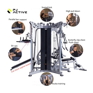 Pinjian nhà máy bán buôn 2025 nặng máy tập thể dục mạnh mẽ đa chức năng tập thể dục để sử dụng nhà với trọng lượng Stack - Product Image 3