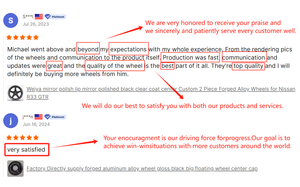 Tùy chỉnh 24 inch 3 mảnh bánh xe Thùng môi 26 bên ngoài đảo ngược môi Chrome Hợp kim nhôm 17 inch bánh xe bên ngoài môi - Product Image 6