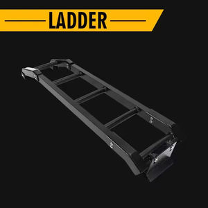 Escalera Trasera de Aluminio Negra para Puerta Trasera JB64, Accesorios de Camping para Suzuki <span class=keywords><strong>Jimenez</strong></span> 2018 Post Model, Marca TELLIKA - Product Image 5