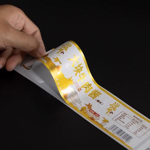 Etiquetas Adhesivas Personalizadas con Logotipo de Marca, Estampado Dorado, para Empaquetado de Productos, Hojas de Etiquetas de Vinilo Dorado Resistentes al Agua, Impresión de Etiquetas al por Mayor - Product Image 4