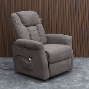 Chaise <span class=keywords><strong>inclinable</strong></span> électrique confortable rembourrée en tissu moderne pour personnes âgées avec assistance debout - Product Image 3