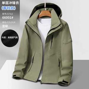 Hooded Single Layer Windbreaker Jacket Breathable Lightweight Spring Autumn Women's Coat Full Sleeve Wuhan Origin - Product Image 4