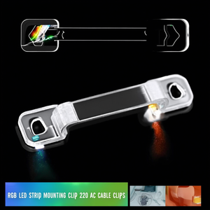 Clip di Montaggio per Strisce LED RGB, Clip per Cavi 220V AC - Product Image 3