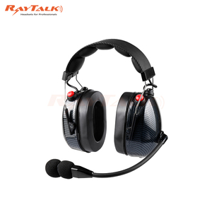 Hai cách đài phát thanh tai nghe RAN-3000Q/4ptt/CF đua Tai nghe có dây 3.5 mét jack tiếng ồn hủy bỏ earmuff cho - Product Image 3