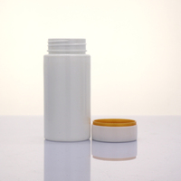 Flacon de pilules en plastique 50 pièces, bouteille de pilules de 10ml à 300ml, HDPE/animal de compagnie, bouteille de pilules de gélules, conteneurs de médicaments et de vitamines