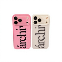 Casing HP Kaca Khusus Tempered Glass untuk iPhone 18 DUO, Casing HP Kaca Sensitif Sentuh dengan Jendela Besar untuk 18 Pro Max