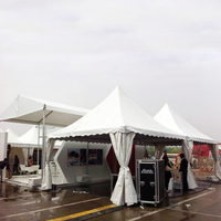 Venta Directa de Fábrica, Carpa Pagoda de 3x3m a 10x10m, Carpa para Eventos al Aire Libre, para Fiestas, Exposiciones, Resistente a la Lluvia y al Viento, para Todas las Estaciones